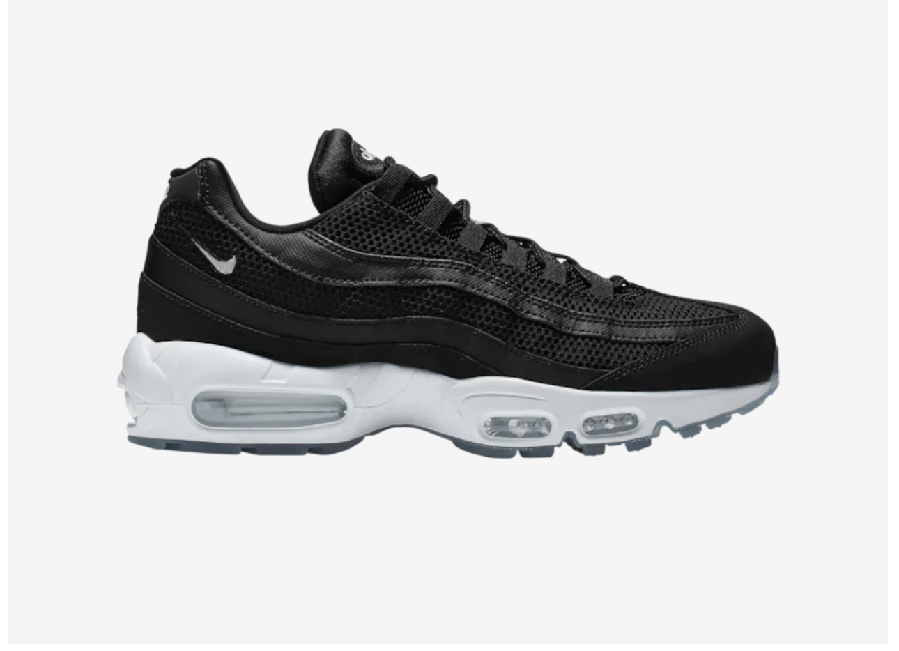 mens nike air max 95 black and white